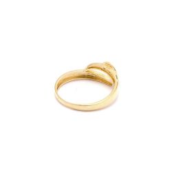 Anel Onda em Ouro 18 Kilates - 22864
