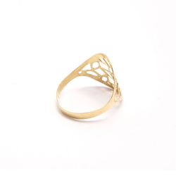 Anel Trama em Ouro 18 Kilates - 22870