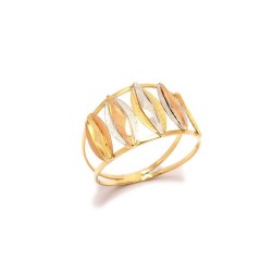 Anel Folha em Ouro 18 Kilates - 22876