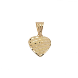 Pingente Cora��o em Ouro 18 Kilates - 22880