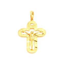 Pingente Crucifixo em Ouro 18 Kilates - 22884
