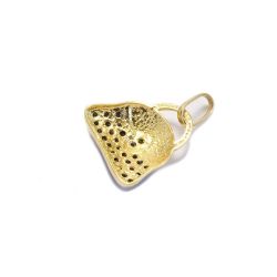 Pingente Bolsa Safira em Ouro 18 Kilates - 22890