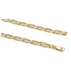Pulseira Malha Groumet Longa em Ouro 18 Kilates - 22899