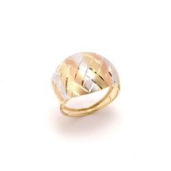 Anel Xadrez em Ouro 18 Kilates - 23119