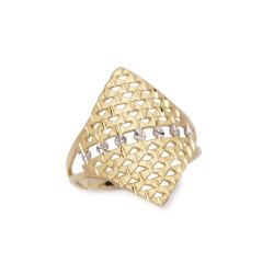 Anel Pipa em Ouro 18 Kilates - 23120