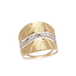 Anel Wave em Ouro 18 Kilates - 23122