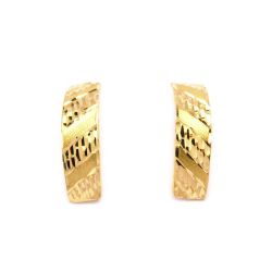Brinco Classic em Ouro 18 Kilates - 23124