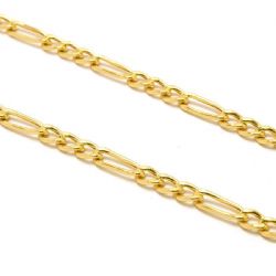 Corrente Malha Figaro em Ouro 18 Kilates - 23618