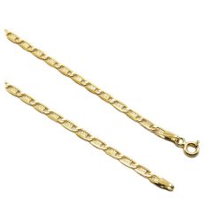 Corrente Malha Piastrini Trabalhada em Ouro 18 Kilates - 23754