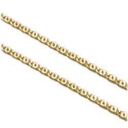 Pulseira Malha Olho de Tigre em Ouro 18 Kilates - 23779