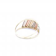 Anel Line em Ouro 18 Kilates - 24008