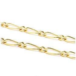 Corrente Malha Groumet 1x1 em Ouro 18 Kilates - 24098