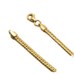 Colar Serpente Degrad� em ouro 18 Kilates - 24117