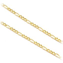 Pulseira Malha F�garo Mini Ouro 18 Kilates - 24223