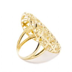 Anel Casulo em Ouro 18 Kilates - 25007