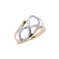 Anel Infinito em Ouro 18 Kilates - 25010