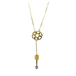 Colar Gravata Cupido em Ouro 18 Kilates - 25022