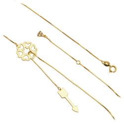 Colar Gravata Cupido em Ouro 18 Kilates - 25022