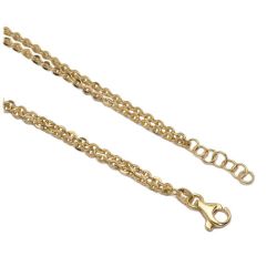 Pulseira Mandala com Zirc�nia em Ouro 18 Kilates - 25033