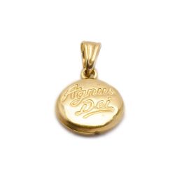 Pingente Agnus Dei em Ouro 18 Kilates - 25042