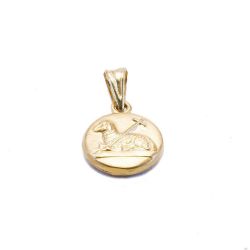 Pingente Agnus Dei em Ouro 18 Kilates - 25042