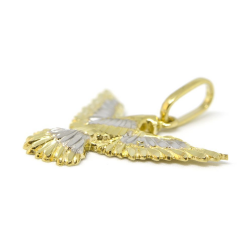 Pingente Divino Esp�rito Santo Recortado com R�dio em Ouro Amarelo 18 kilates - 25050