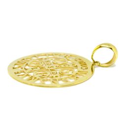 Pingente Cruz S�o Bento Vazada em Ouro Amarelo 18 Kilates - 25053