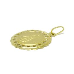 Pingente Placa Rendada de Nsra. Aparecida em Ouro Amarelo 18 Kilates - 25066