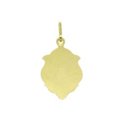 Pingente Nsra. Aparecida Modelo Capelinha M�dio em Ouro Amarelo 18 Kilates - 25069