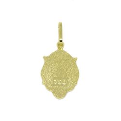 Pingente Nsra. Aparecida Modelo Capelinha Pequeno em Ouro Amarelo 18 Kilates - 25072