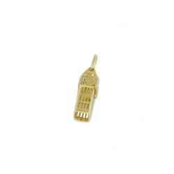Pingente Torre Big Ben em Ouro 18 Kilates - 25106