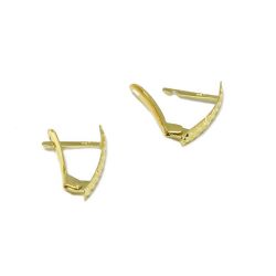 Brinco Escama de Peixe em Ouro Amarelo 18 Kilates - 25111
