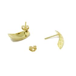 Brinco Favo Lux em Ouro Amarelo 18 Kilates - 25113