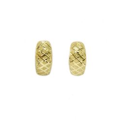 Brinco Favo Lux em Ouro Amarelo 18 Kilates - 25113