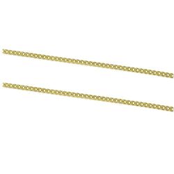 Corrente Malha Groumet Maci�a em Ouro 18 Kilates - 25119