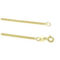 Corrente Malha Groumet Maci�a em Ouro 18 Kilates - 25119