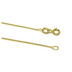Corrente Malha Veneziana Quadrada em Ouro 18 Kilates - 25120