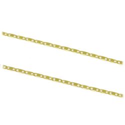 Corrente Malha Piastrini em Ouro 18 Kilates - 25122
