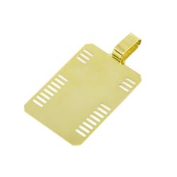 Pingente placa Cruz em Ouro 18 kilates - 25138