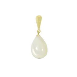 Pingente Madrep�rola Gota em Ouro 18 Kilates � 25224