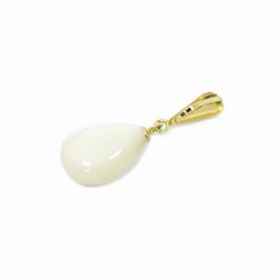 Pingente Madrep�rola Gota em Ouro 18 Kilates � 25224