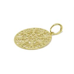 Pingente Mandala Charme em Ouro 18 Kilates � 25227