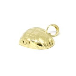 Pingente Cora��o Treli�a em Ouro 18 Kilates � 25229