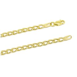 Pulseira Malha Groumet Oca em Ouro 18 Kilates - 25233