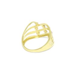 Anel Brisa Tricolor em Ouro 18 Kilates � 25263