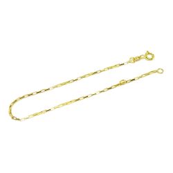 Pulseira Infantil Malha Longata em Ouro 18 Kilates - 25280
