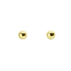 Brinco Bola 5mm em Ouro 18 Kilates � 25292