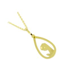 Colar com Pingente Madona em Ouro 18 Kilates - 25307