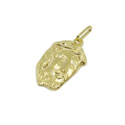 Pingente Face de Cristo em Ouro 18 Kilates - 25308