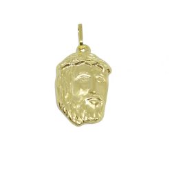 Pingente Face de Cristo em Ouro 18 Kilates - 25308